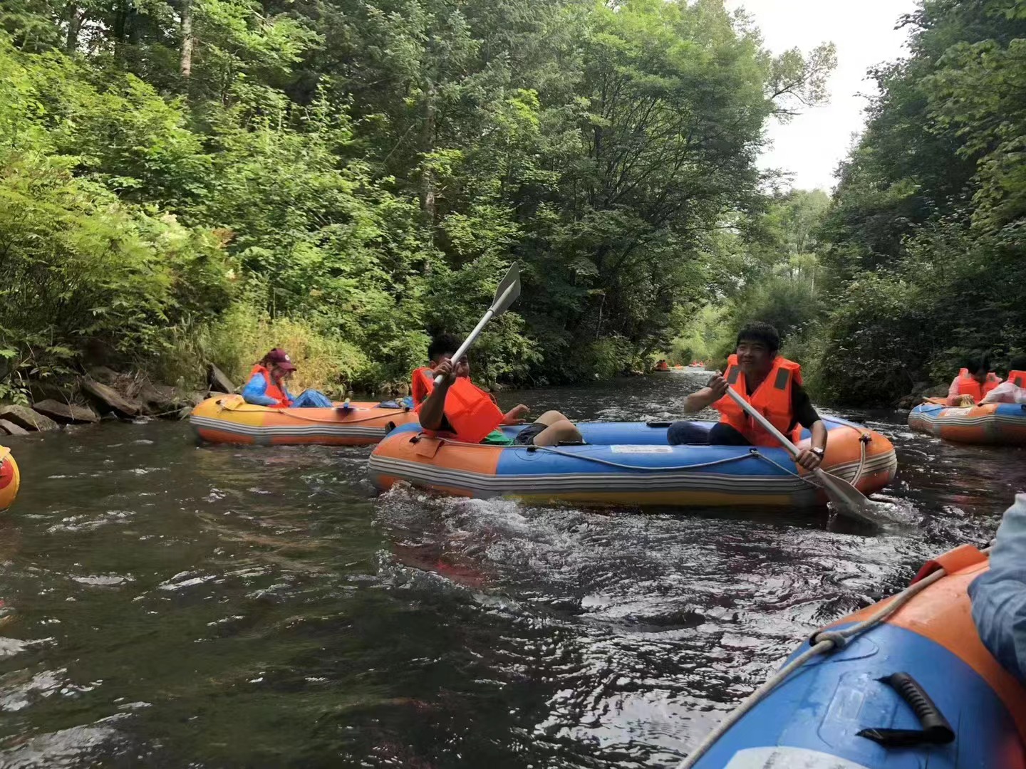 团建-长白山漂流